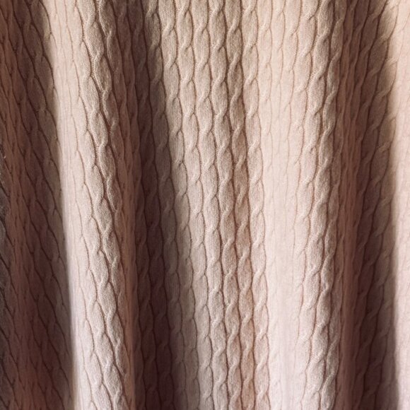 Eskandar Diamond Trellis Cashmere Sweater Oversized Boxy Lightweight Pale pink - Picture 3 of 16